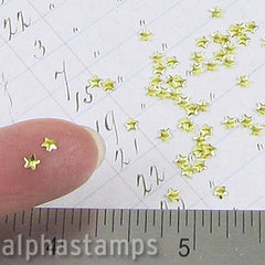 3mm Gold Stars