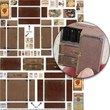 1:12 Apothecary Cabinet Collage Sheet