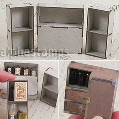 1:12 Scale Apothecary Cabinet