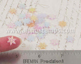 10mm Iridescent Color Snowflakes