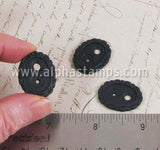 18x13mm Black Resin Cameo Setting