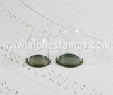 Mini Glass Domes - Bronze - 25mm Tall