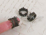 Antique Bronze 3D Fleur Crown