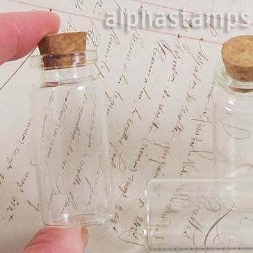 2 Inch Tall Bottle with Cork