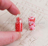 3mm Red Nonpareils Faux Candy