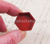 Red Metal Hexagon Boxes