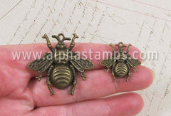 Giant Bronze Bee Charm