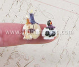 Tiny Skull with Candle Cab - Set of 2