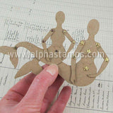 Mini Mermaid Paper Doll