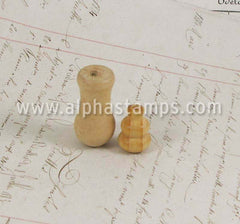 32mm Tall Wooden Vase Beads*