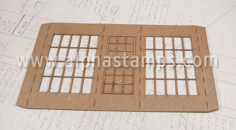 Half Scale Warehouse Window | Alpha Stamps