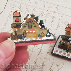 3D Decorated Gingerbread House