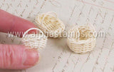 Tiny Wicker Basket with Handle