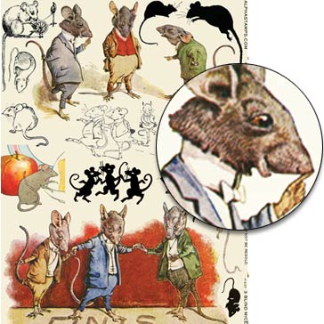 3 Blind Mice Collage Sheet