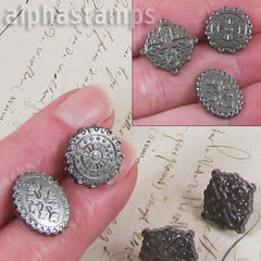 Mixed Shape Embossed Metal Brads