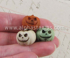 Green Scary Jack-o-Lantern