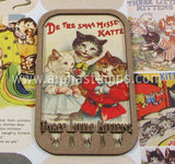 3 Little Kittens Tin Covers Collage Sheet