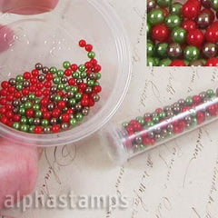 Mixed Color Acrylic Pearls - 3mm