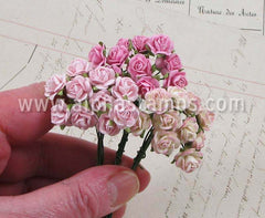 Tiny Paper Roses - Soft Pink