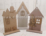 Haunted House Shelf Set with Trims