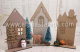 Haunted House Shelf Set with Trims