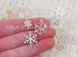 10mm Iridescent Color Snowflakes