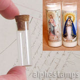 40mm Tube Glass Bottle with Cork
