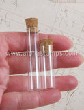 40mm Tube Glass Bottle with Cork