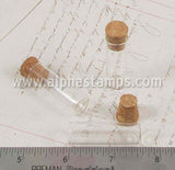 40mm Tube Glass Bottle with Cork