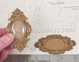 Gothic Frames for Oval Cabochons - 40x30mm