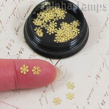 5mm Gold Snowflake Mix