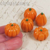 Mini 3D Pumpkins - Set of 5