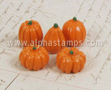 Mini 3D Pumpkins - Set of 5