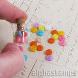Multicolor 6mm Round Buttons