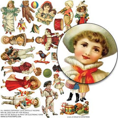 A Child's Christmas Collage Sheet