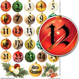 Advent Calendar Collage Sheet