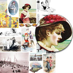 At the Beach Collage Sheet