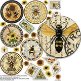 Bees Collage Sheet