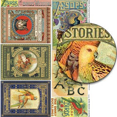 Bird Book Covers Collage Sheet