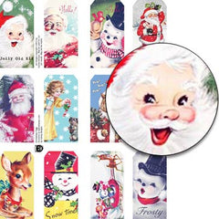 Christmas Tags Collage Sheet