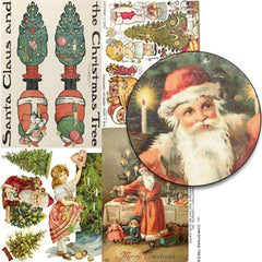 Christmas Trees Collage Sheet