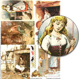 Cinderella Cleaning Collage Sheet