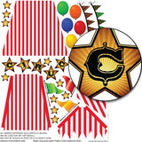 3D Circus Tent Collage Sheet