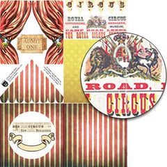 Circus Tunnel Parts Collage Sheet