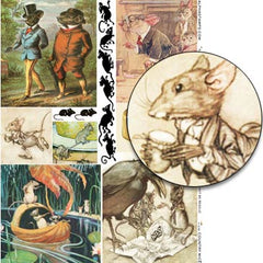 Country Mice Collage Sheet