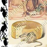 Country Mice Collage Sheet