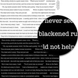 Creepy Words Collage Sheet