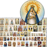 Devotional Candles & Prayer Cards Half Sheet