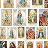 Devotional Candles & Prayer Cards Half Sheet