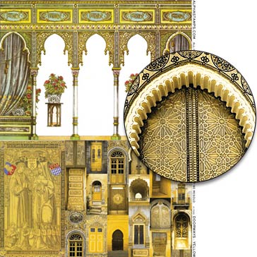 Doorways - Yellow Collage Sheet